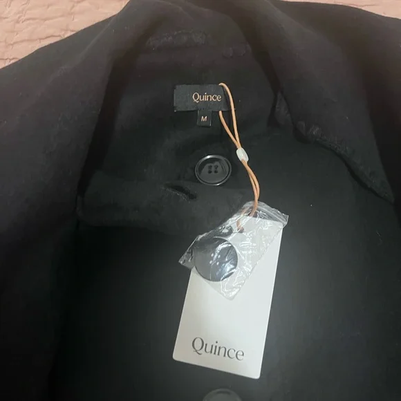 Quince Double Faced Merino Wool Scarf Coat (Med) - Picture 4 of 4